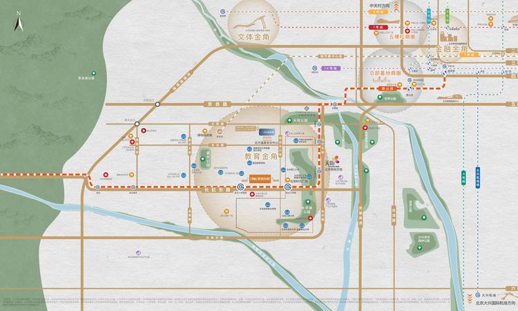 中建学府印悦交通图