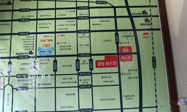 建业·春天里交通图