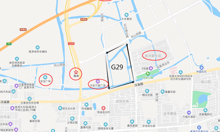 万科溪望城交通图