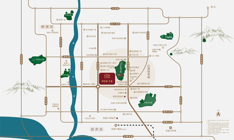 碧桂园天玺交通图