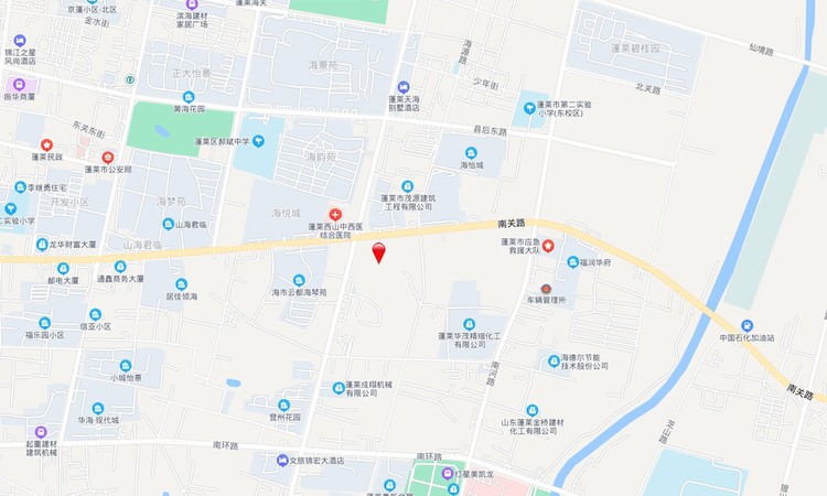 蓬莱中骏世界城交通图