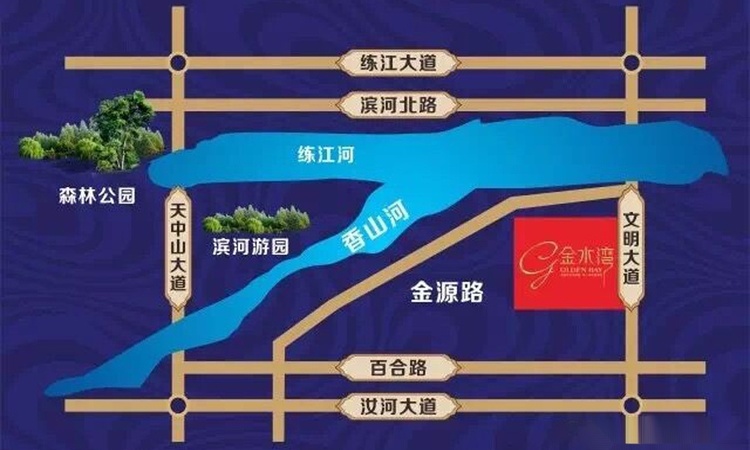 弘康·金水湾交通图