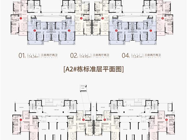 长房岭秀时代楼层平面图