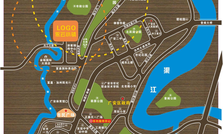 依云小镇交通图