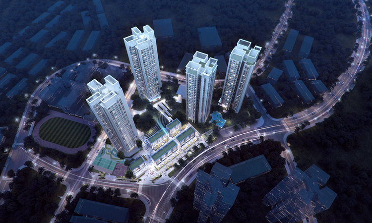 凤鸣水岸花园效果图