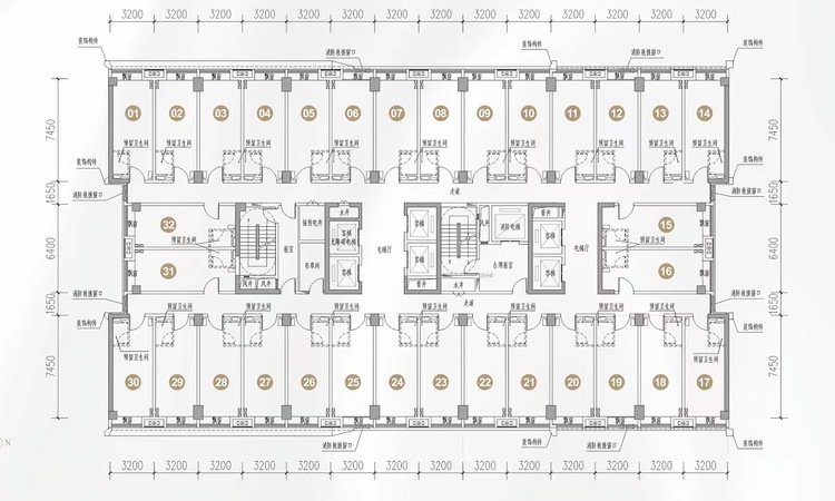 保利中环广场楼层平面图