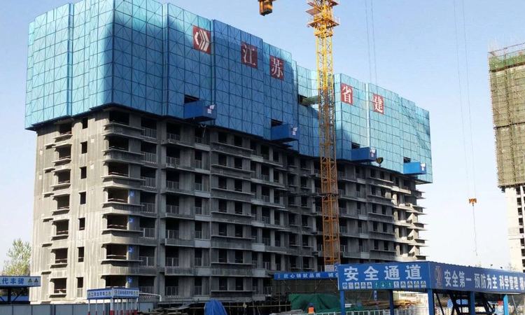 城投水发天香府施工进度图