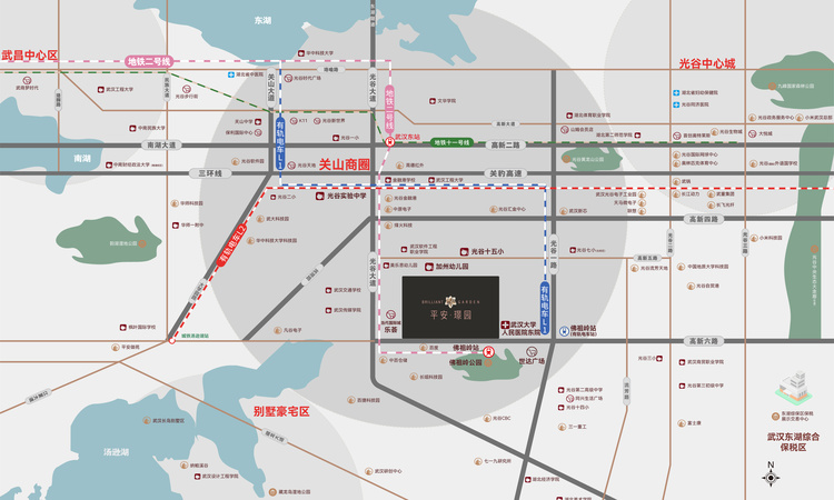 平安·璟园交通图