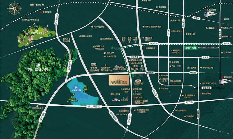 力高悦麓兰庭交通图