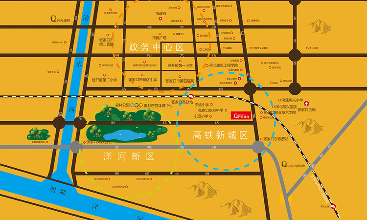 开元瑞府交通图