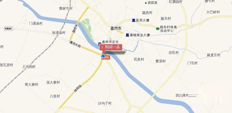翔润一品交通图