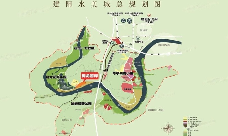 御龙熙岸周边配套图