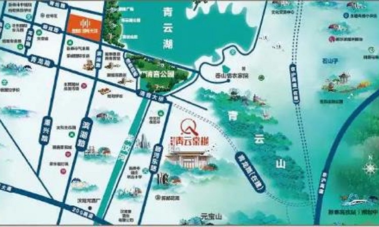 碧桂园青云棠樾交通图