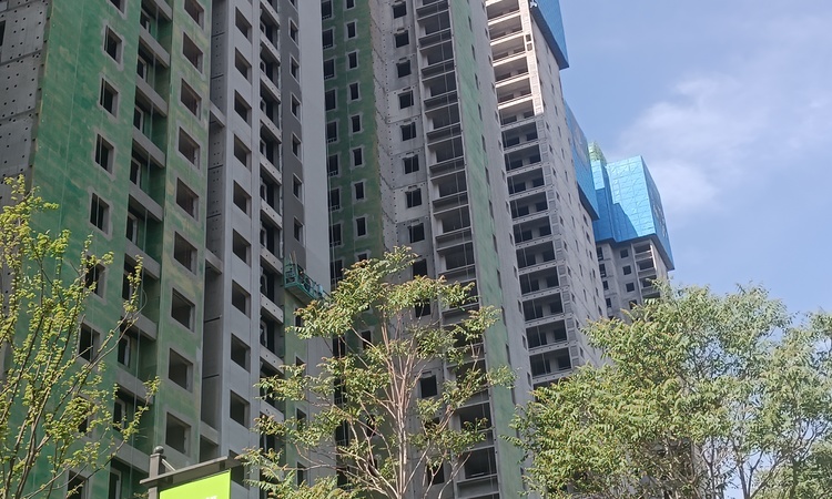 高新城开·松云缦施工进度图