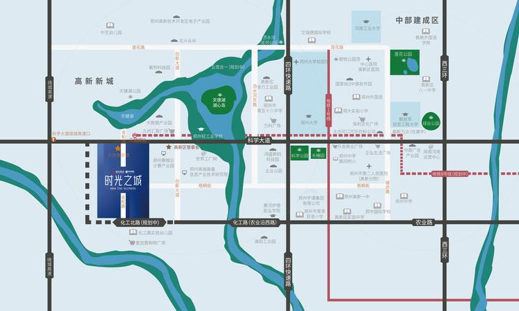 融信朗悦时光之城交通图