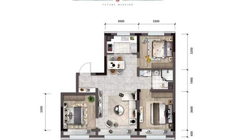 雲水華庭楼层平面图