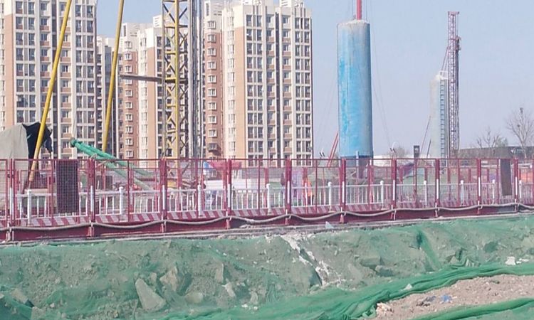 上东金茂晓棠施工进度图