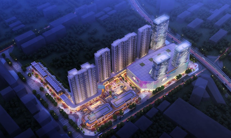 商丘凯旋爱琴海购物公园效果图