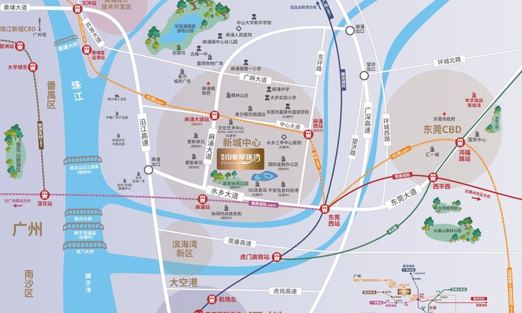 珑远·印象翠珑湾交通图