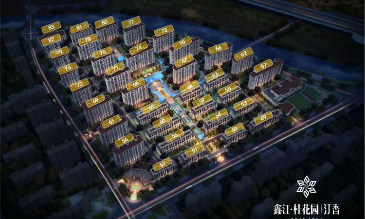 鑫江桂花园汀香效果图