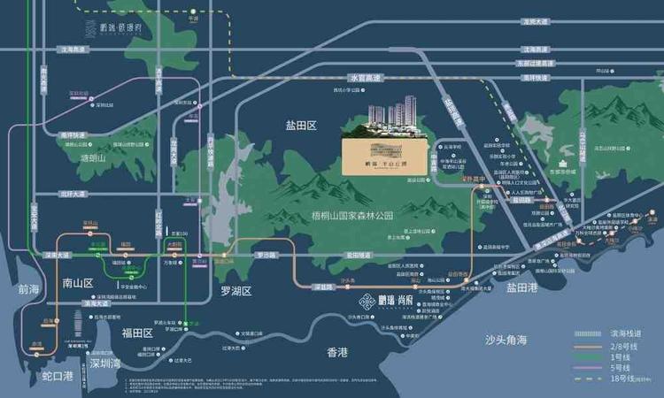 鹏瑞·半山云璟交通图