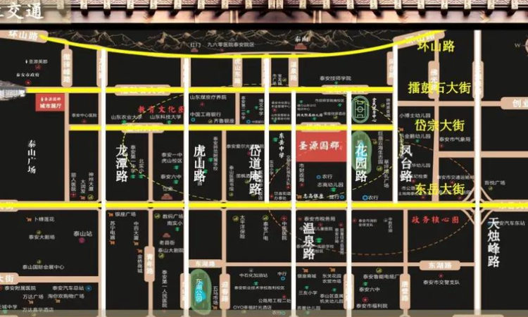 圣源国郡交通图