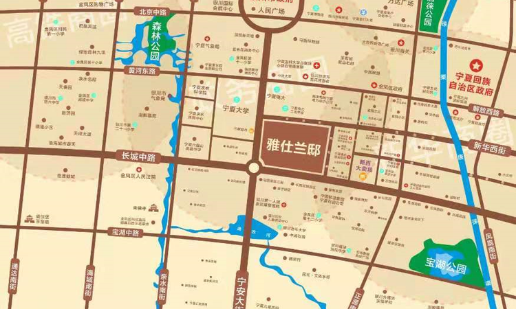 雅仕兰邸交通图