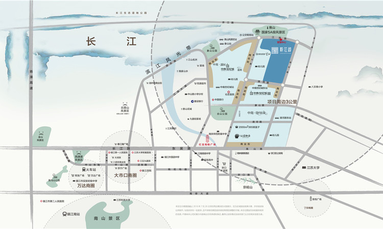 中南聆江阁交通图