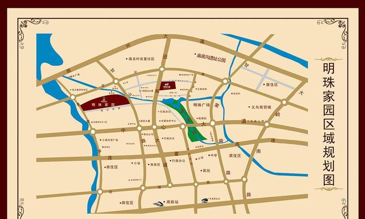 明珠家园交通图