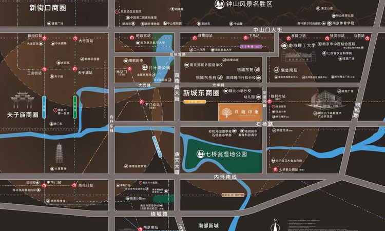 玖樾印象交通图