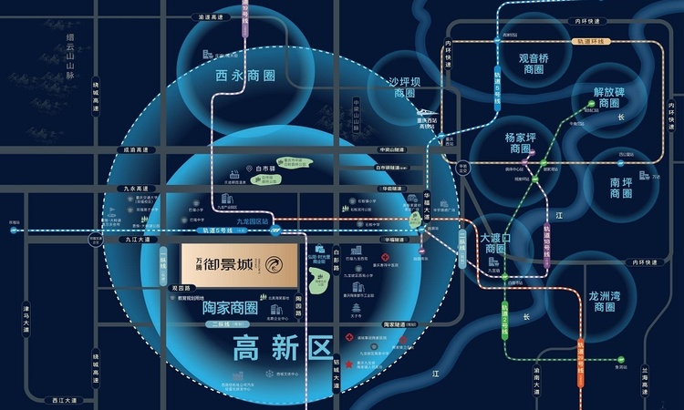 万腾御景城交通图