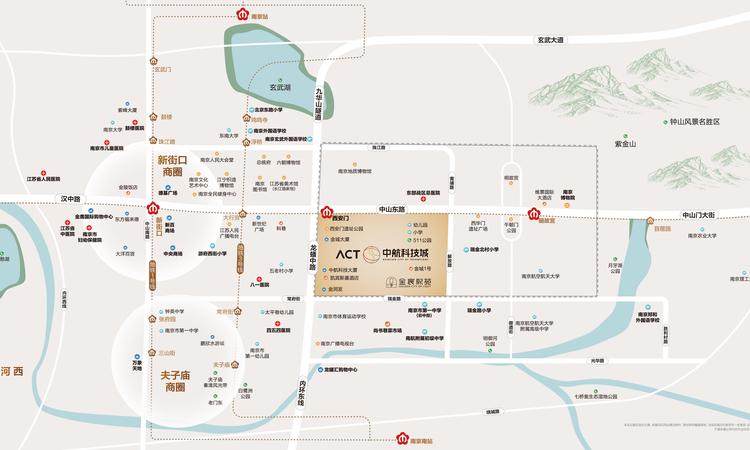 中航金宸熙苑交通图