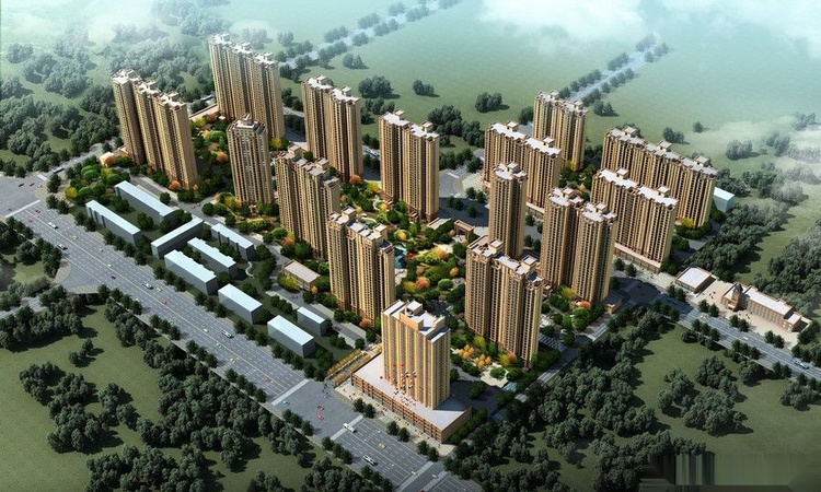 建业壹号城邦效果图