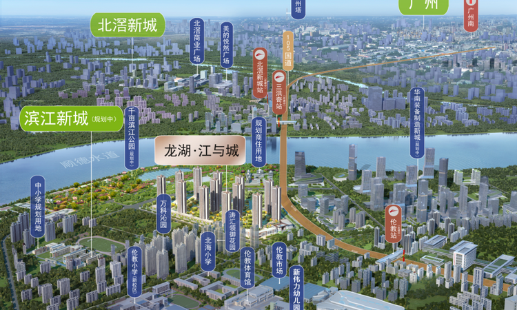 龙湖·江与城效果图