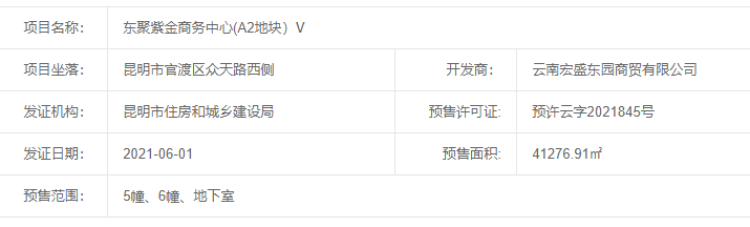 PGC紫金中心楼盘证照