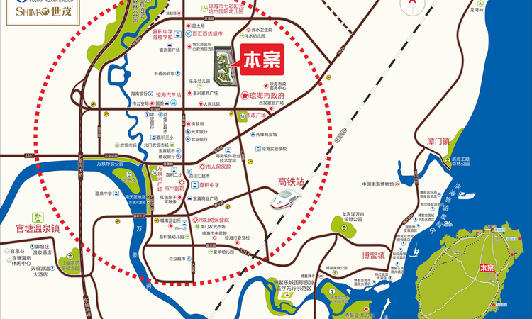 世茂幸福里交通图