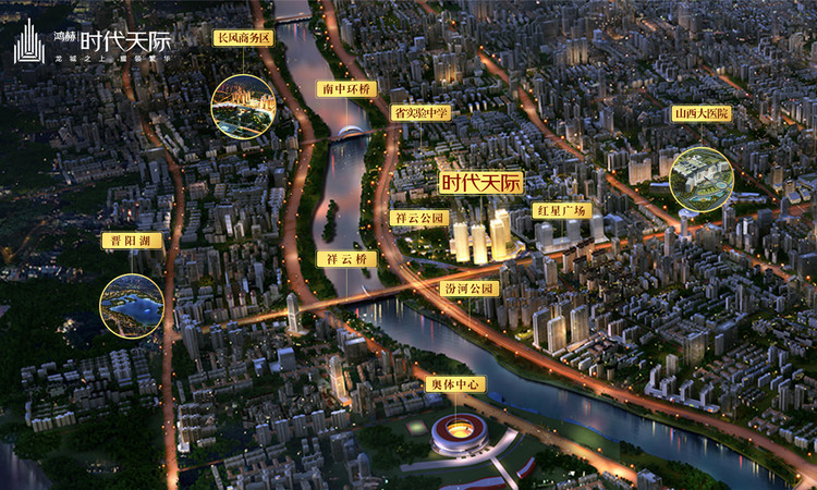 鸿赫时代天际周边配套图