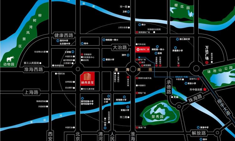 嘉玺广场交通图