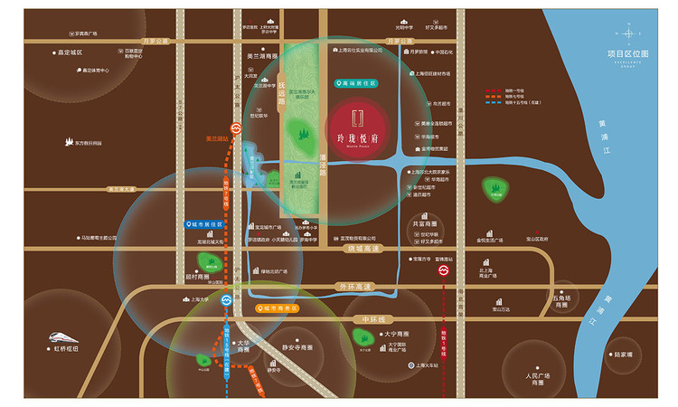 卓越华润·玲珑悦府交通图