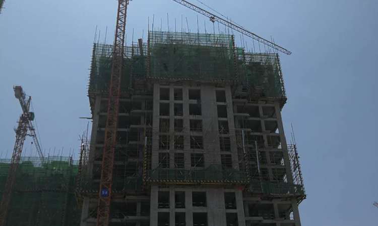 商丘远洋新天地施工进度图