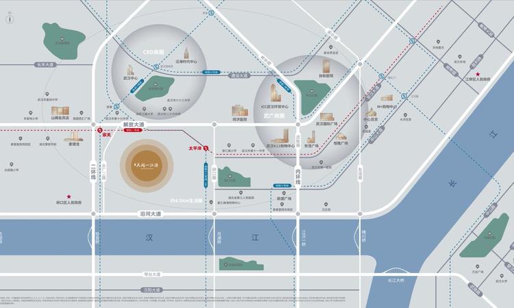 首创·天阅一江源交通图