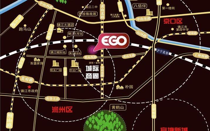 颐高广场交通图