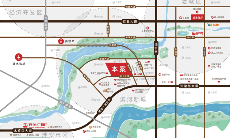 康馨学府周边配套图
