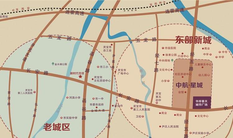 中航星城交通图