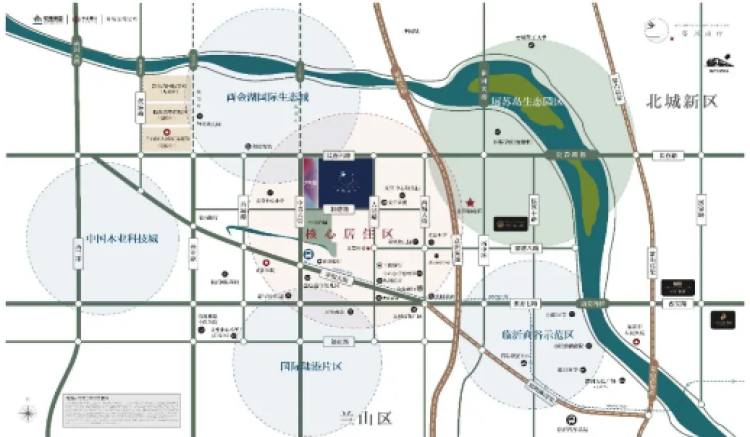中南·春风南岸交通图