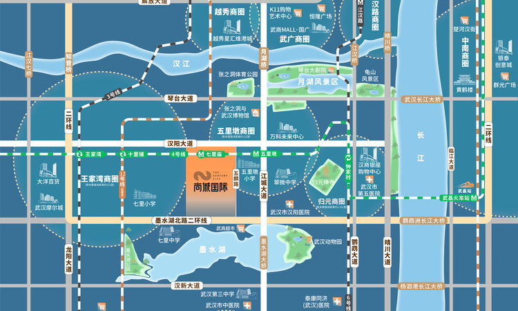 尚城国际交通图