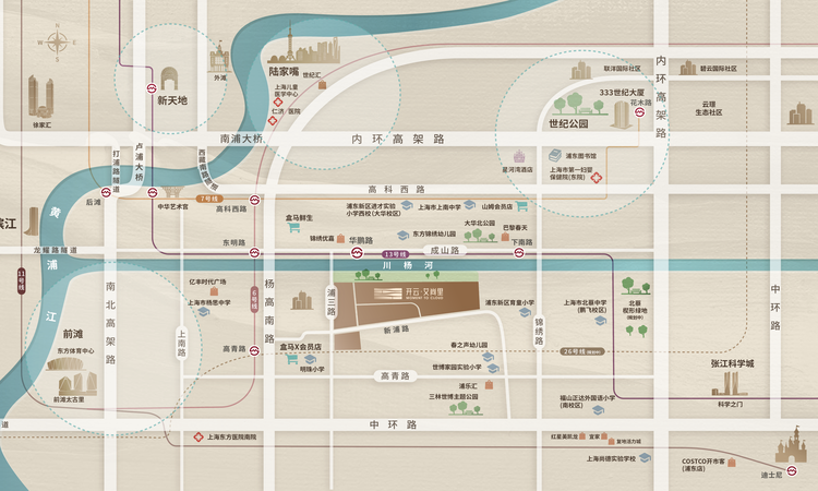 开云艾尚里交通图