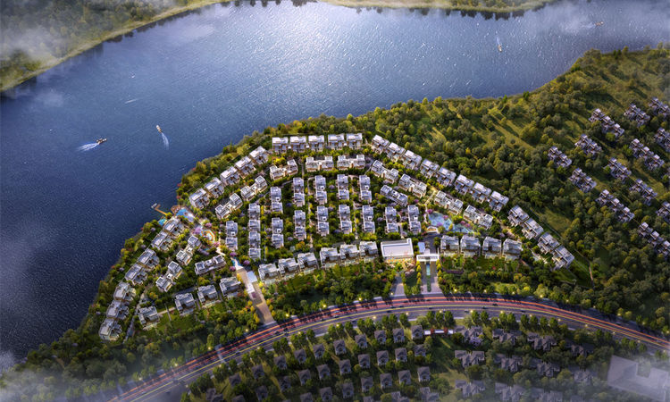 中铁黑龙滩国际旅游度假区效果图