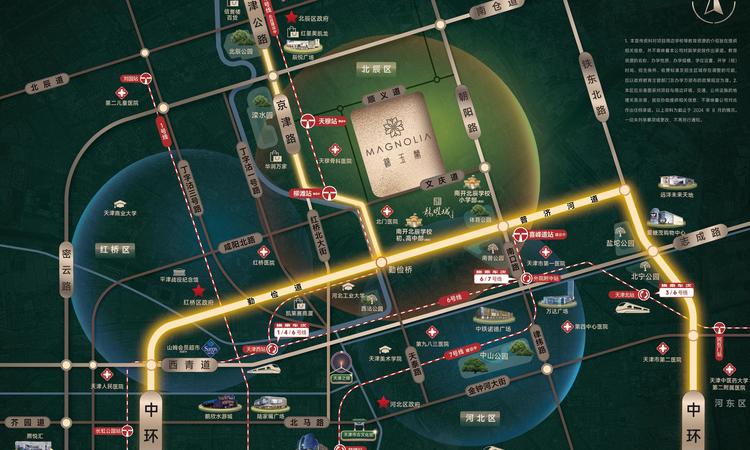 绿城锦玉兰交通图