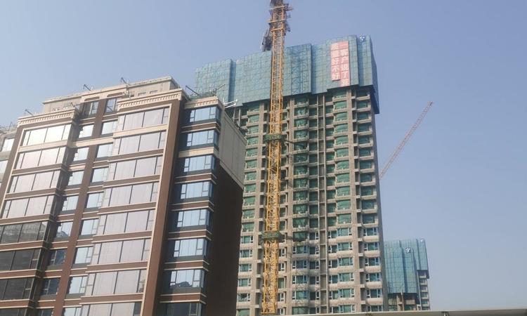 翡翠书院小区施工进度图